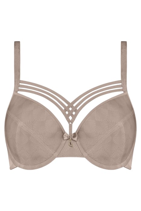 DAME DE PARIS SHIMMERING BRONZE PLUNGE BRA 3