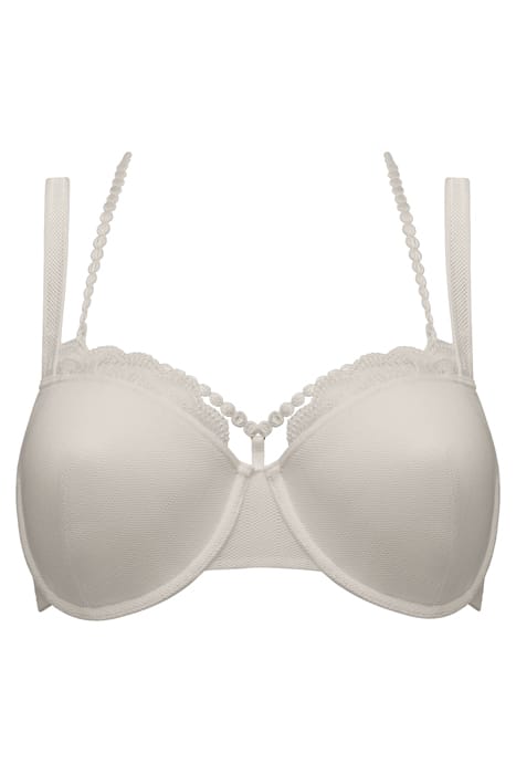 THE MAURITSHUIS IVORY PLUNGE BALCONY BRA 2
