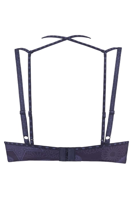 SUPERNOVA MIDNIGHT BLUE PLUNGE BALCONY BRA 4