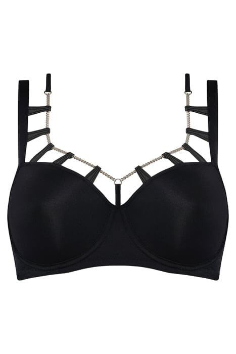 ROCK CITY BLACK PLUNGE BALCONY BRA 3
