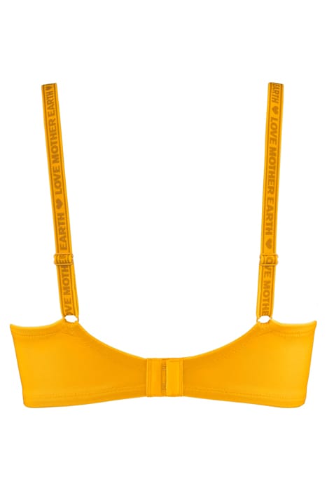 LADY LEAF BRIGHT OCHRE BALCONY BRA 4