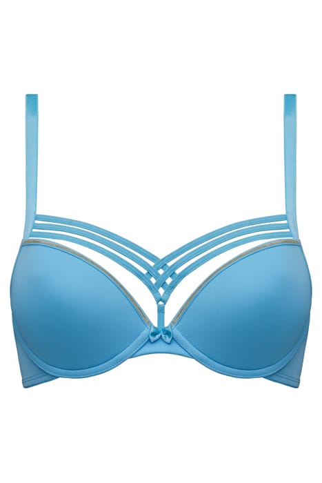 DAME DE PARIS BALTIC SEA AND GOLD PUSH UP BRA 3