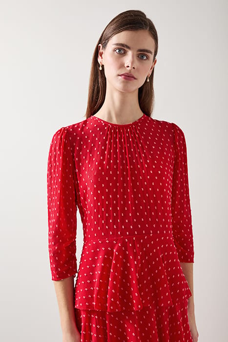 POPPY TIERED MIDI DRESS MULTICOLOR 3
