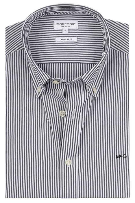 STRIPED POPLIN SHIRT NAVY 7