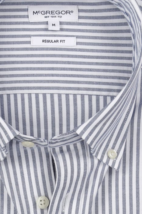 STRETCH OXFORD SHIRT BIG STRIPE NAVY 8