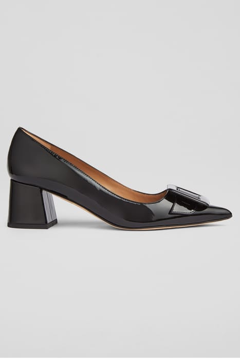 CC TIA LEATHER BUCKLE BLACK 1