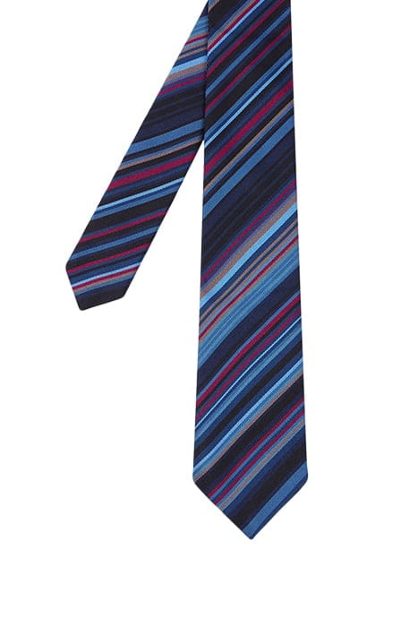 MENS TIE 8CM NAVY 1