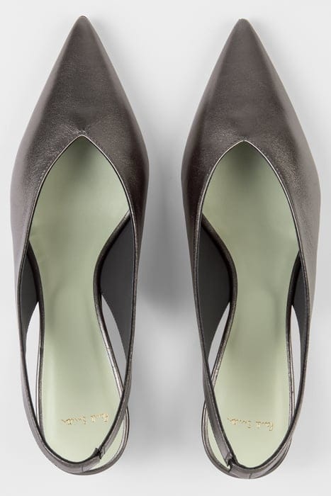 WOMENS SHOE ENID BLACK NICKEL BLACK NICKEL 4