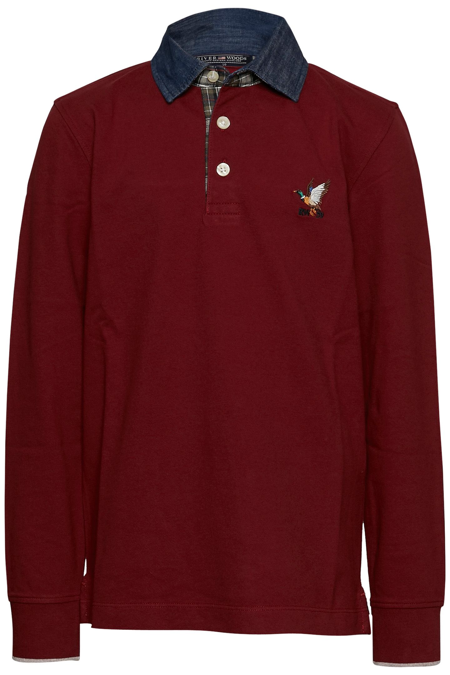 CUSTOM FIT COTTON POLO IN RED 1