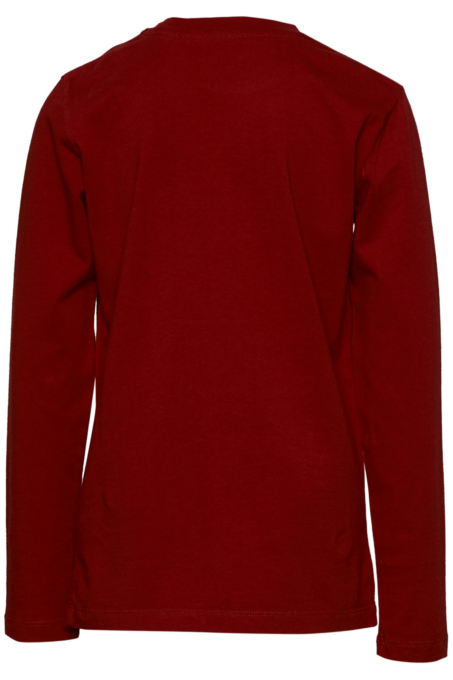BASIC ROUND NECK T-SHIRT IN RED 2