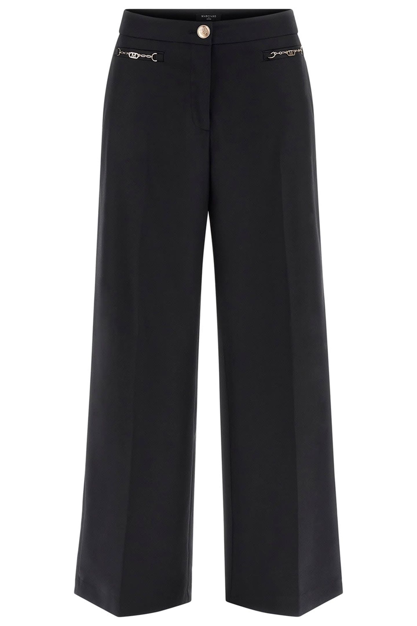 MARCIANO BY GUESS MAGDA STRAIGHT PANT JET BLACK 4
