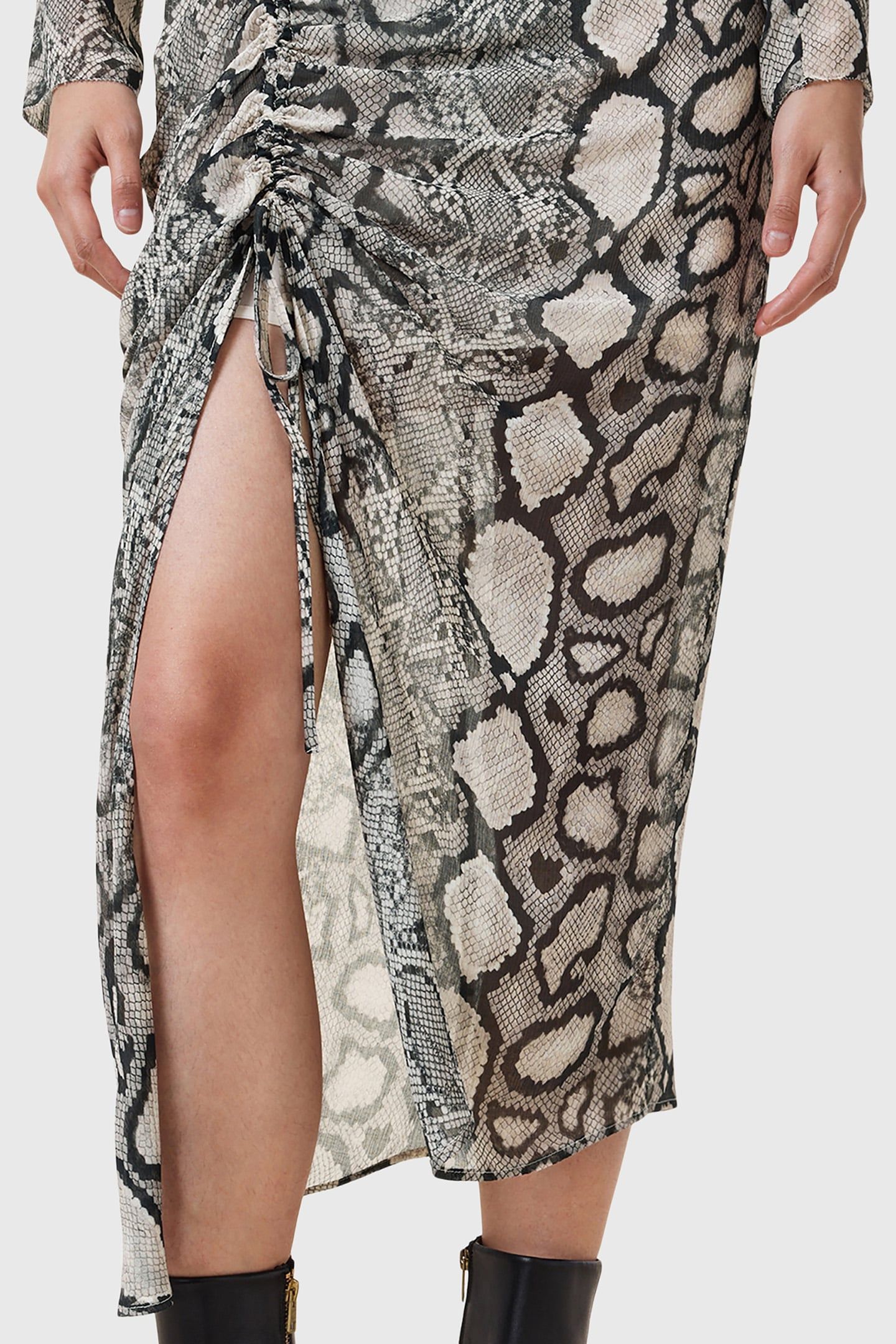 RIZO DRESS FLOW ECRU WHITE 9