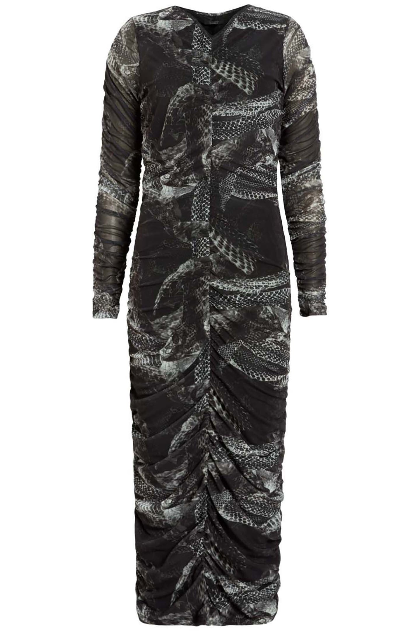 KEIKO MESH DRESS EVOLVE SLATE GREY 3