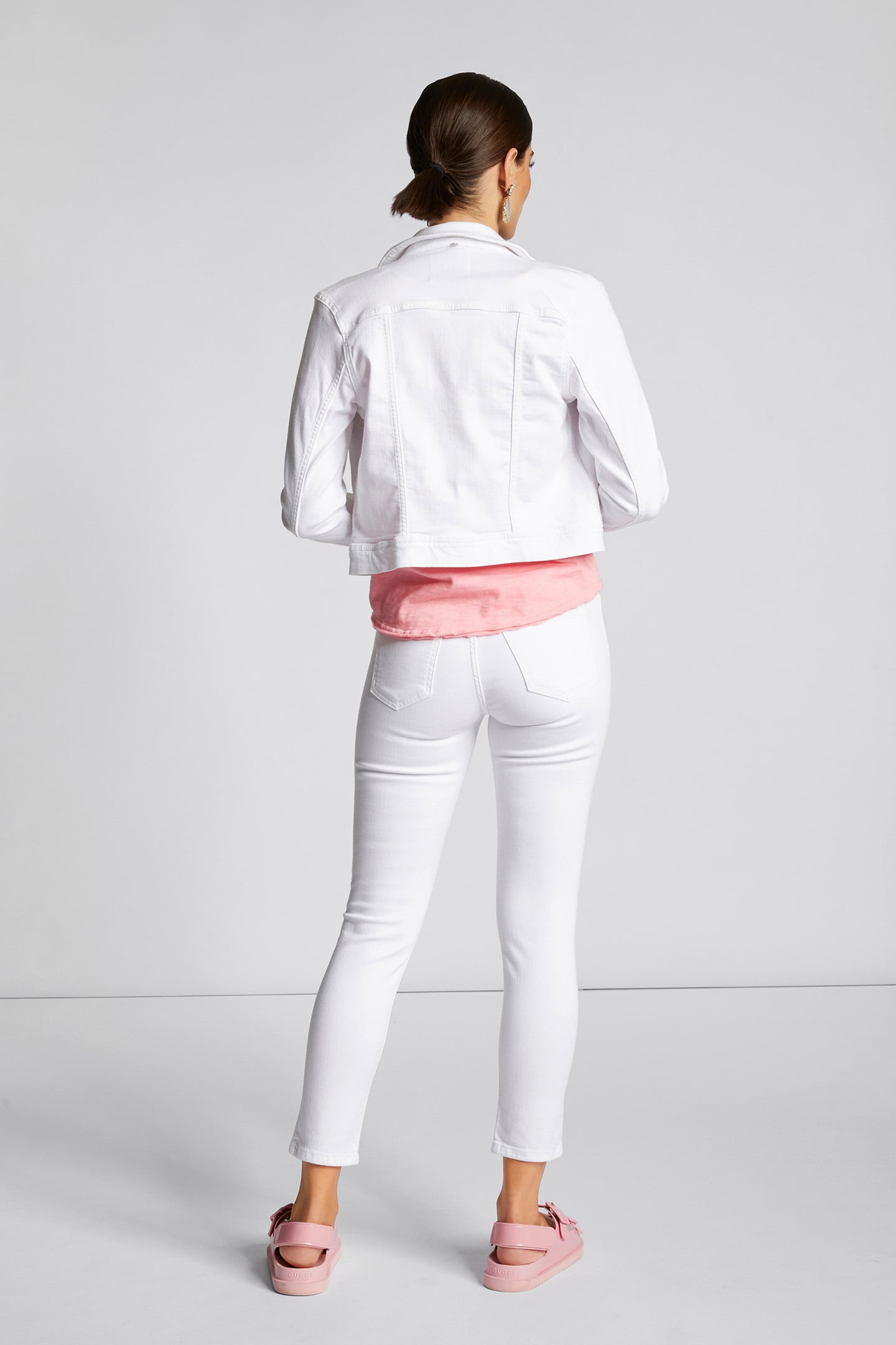 MIDI COLOURED DENIM WHITE 2
