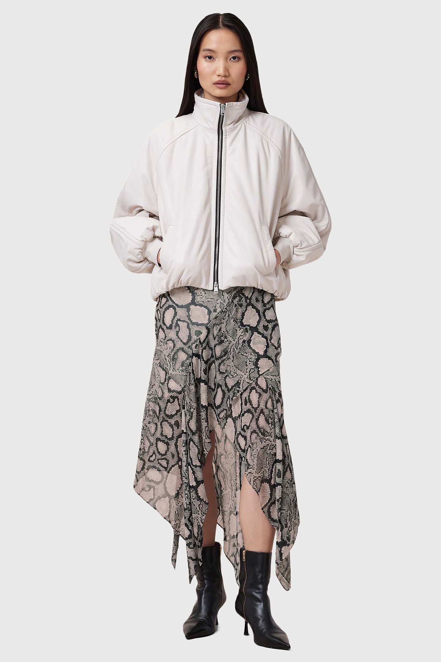 CASSIE SKIRT FLOW ECRU WHITE 3