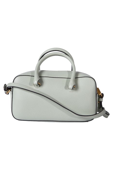 LEATHER CROSS BODY BAG IN MINT GREEN 3