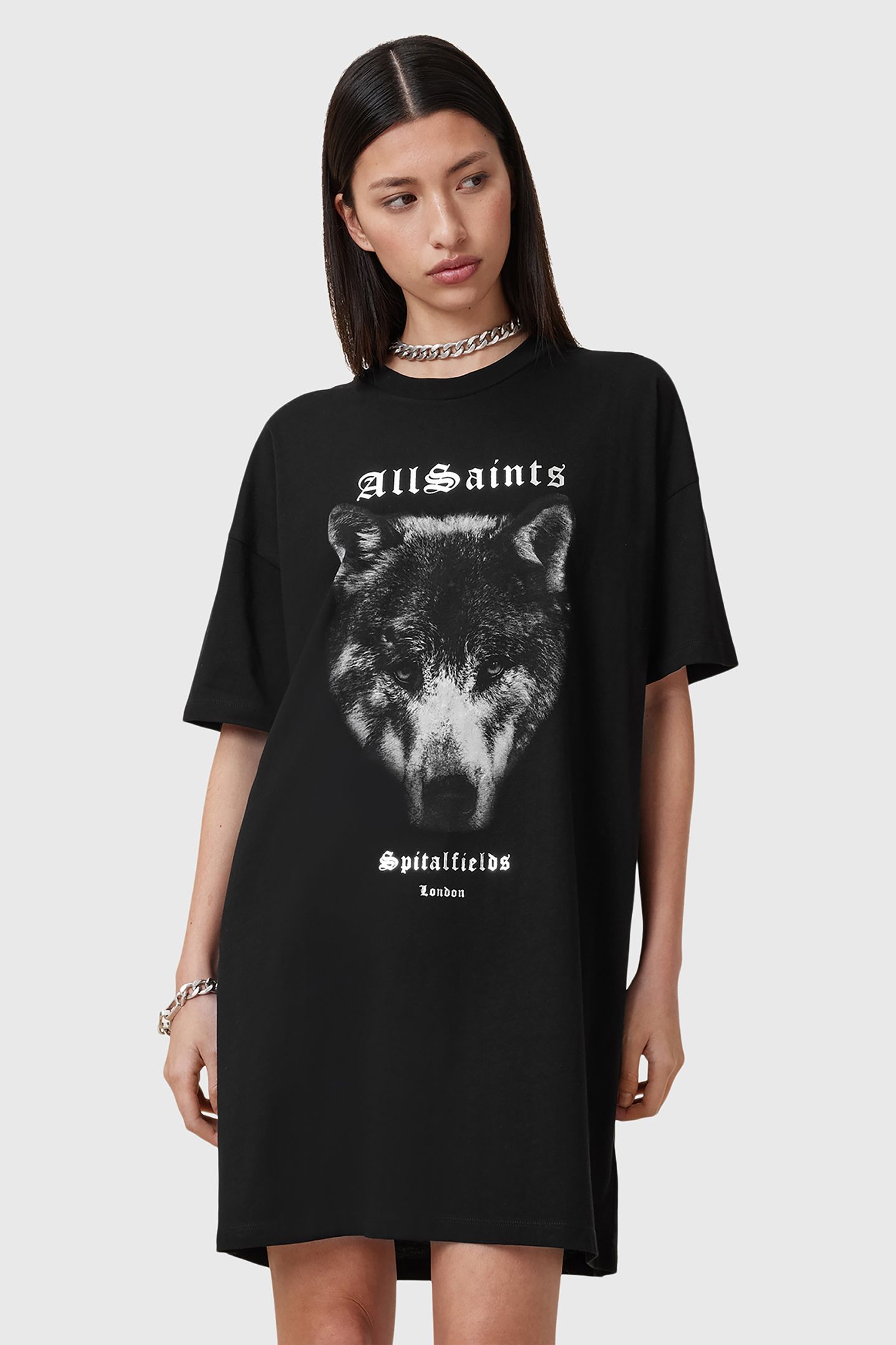 DAWN TEE DRESS BLACK 1
