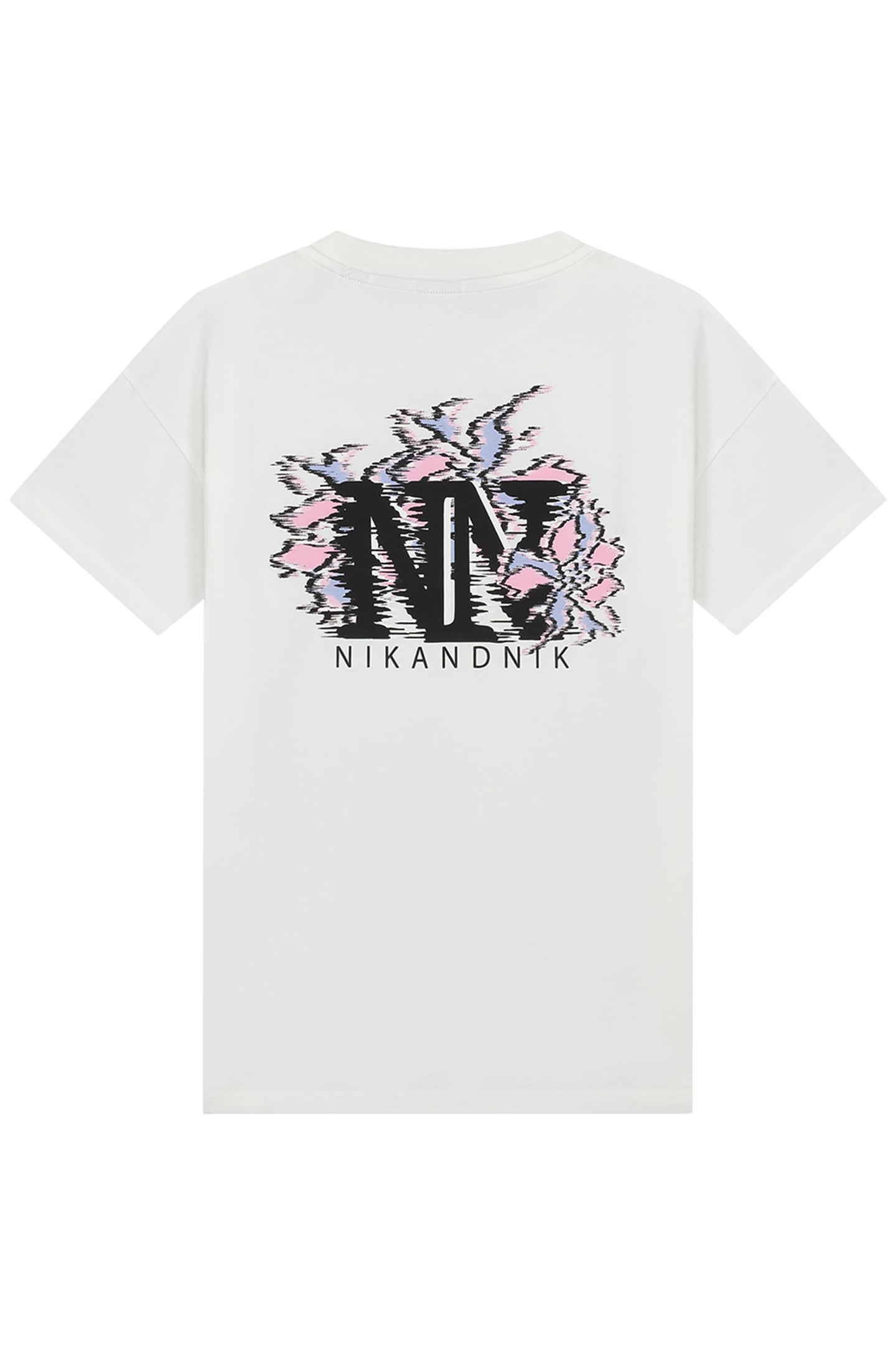 LOGO T-SHIRT OFF WHITE/LAVENDER BLUE 2