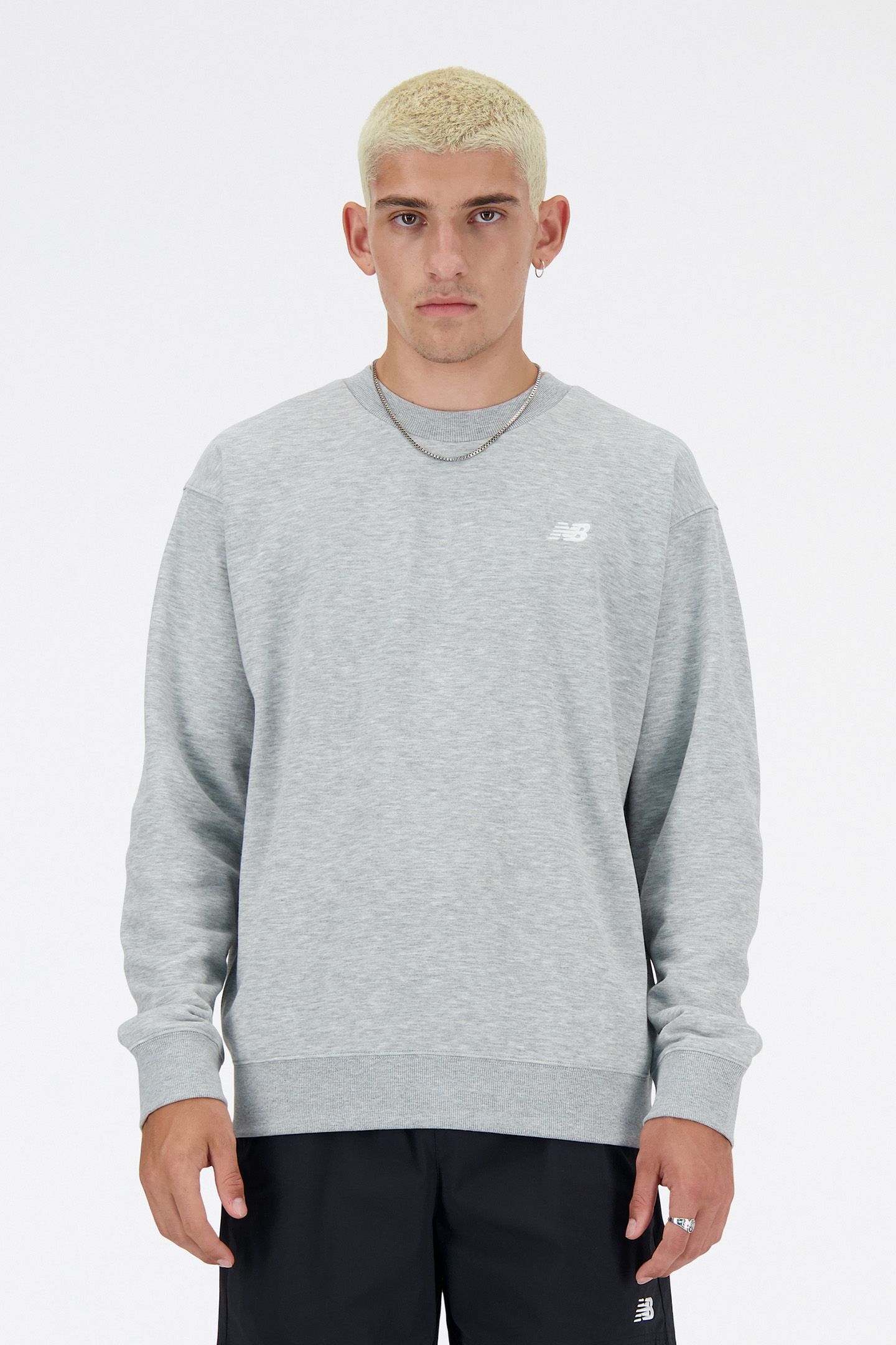 NB CREW NECK SWEATSHIRT IN GREY 1