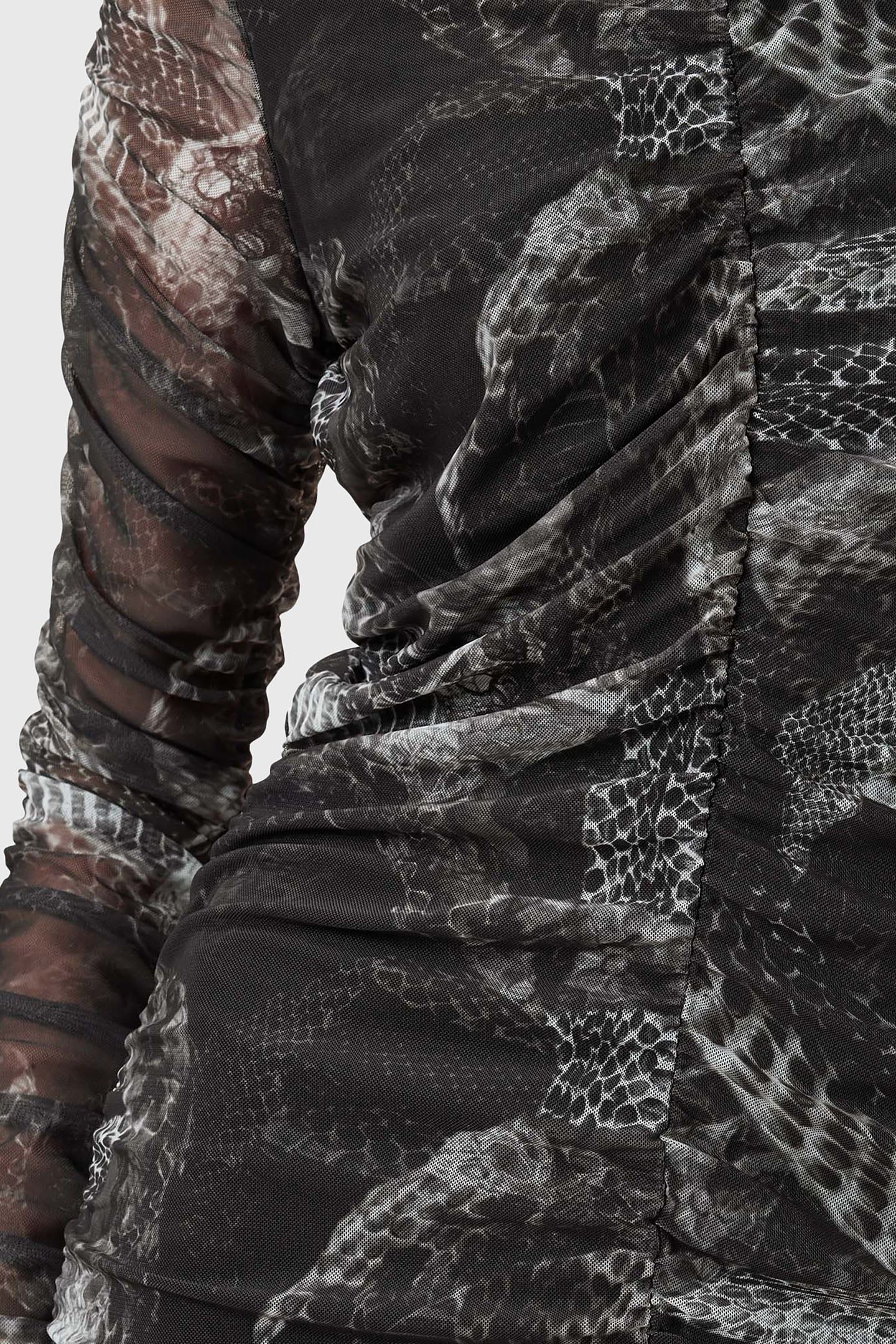 KEIKO MESH DRESS EVOLVE SLATE GREY 7