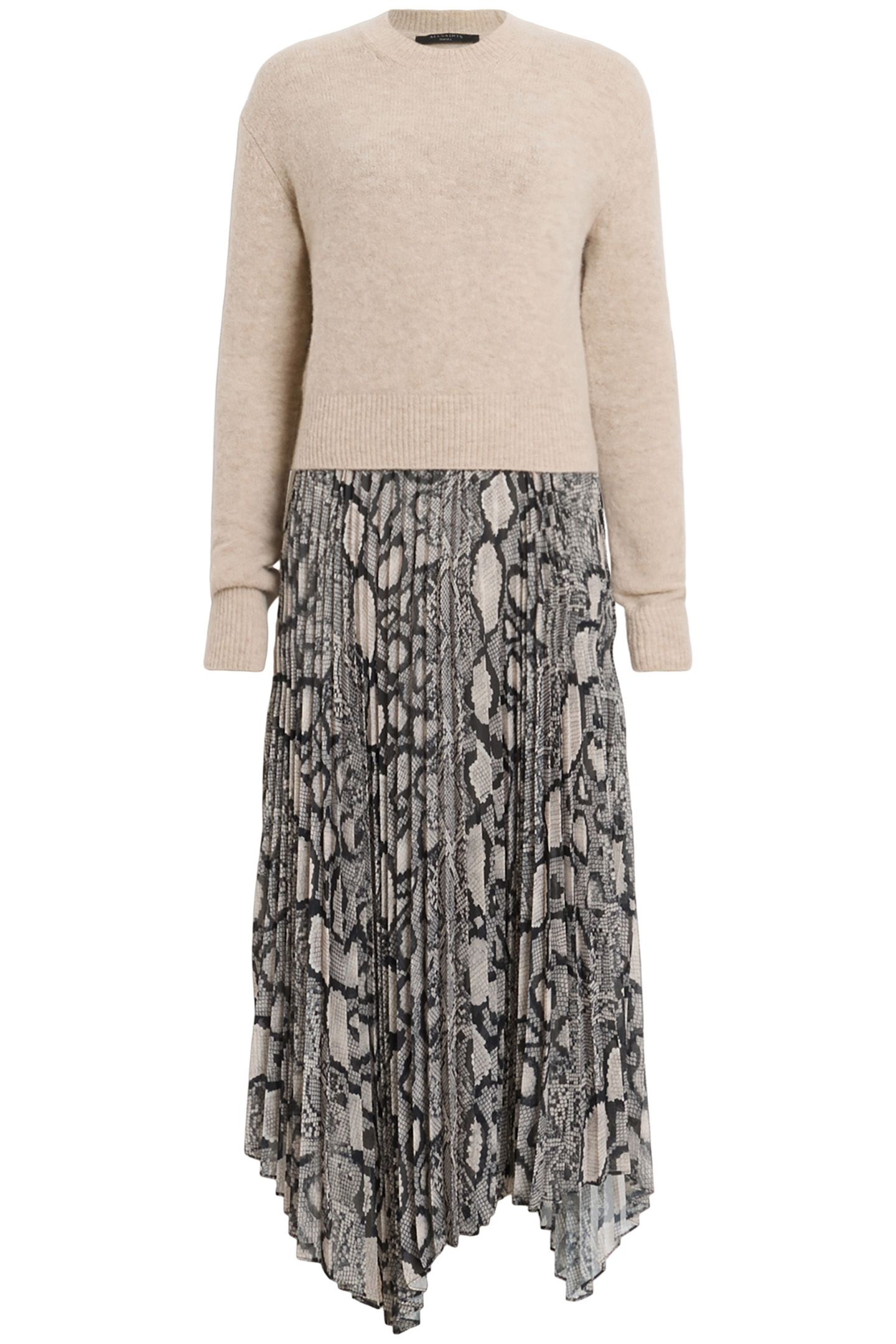 DONATELLA DRESS FLOW ECRU WHITE 3