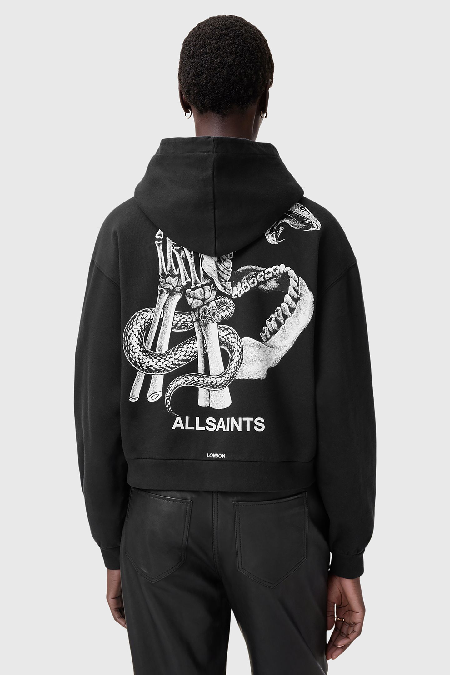 PIPPA ASP HOODY WASHED BLACK 2