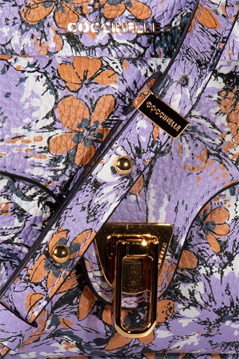 COCCINELLE BEAT FLOWER PRINT MULTI LAVENDER 5