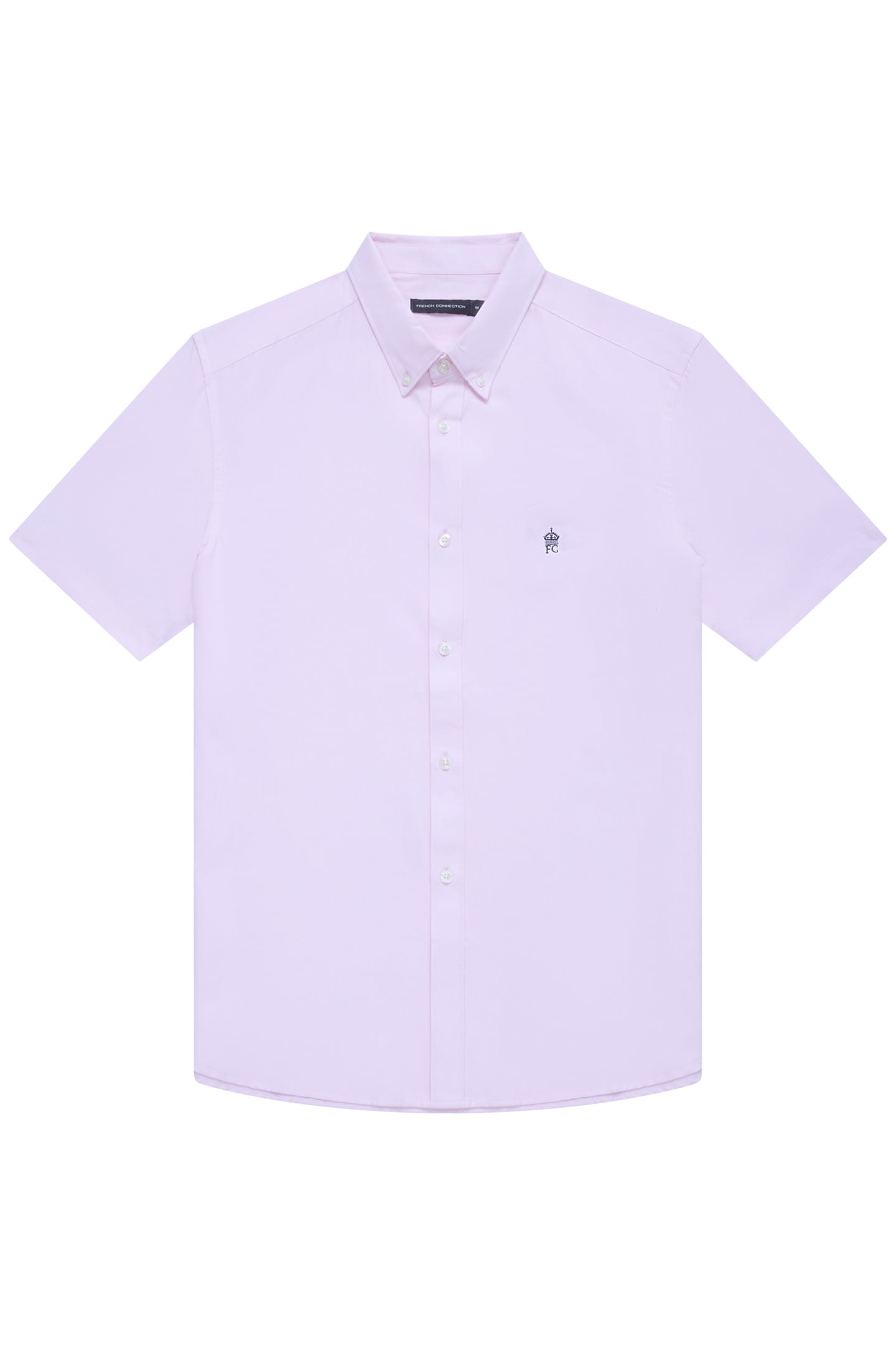 OXFORD S/S T SOFT PINK/MARINE 1