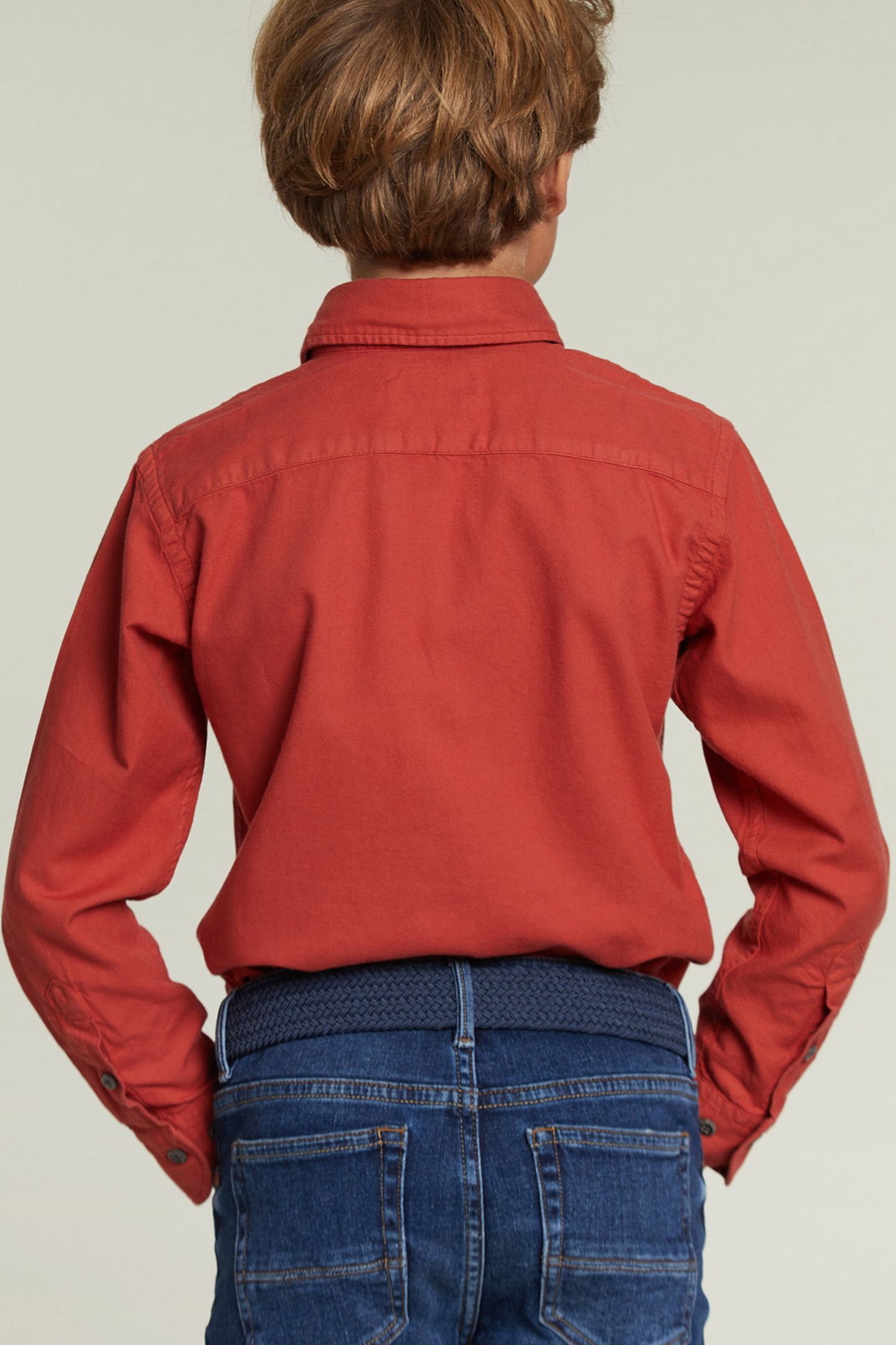 CUSTOM FIT COTTON SHIRT BLUSH 2
