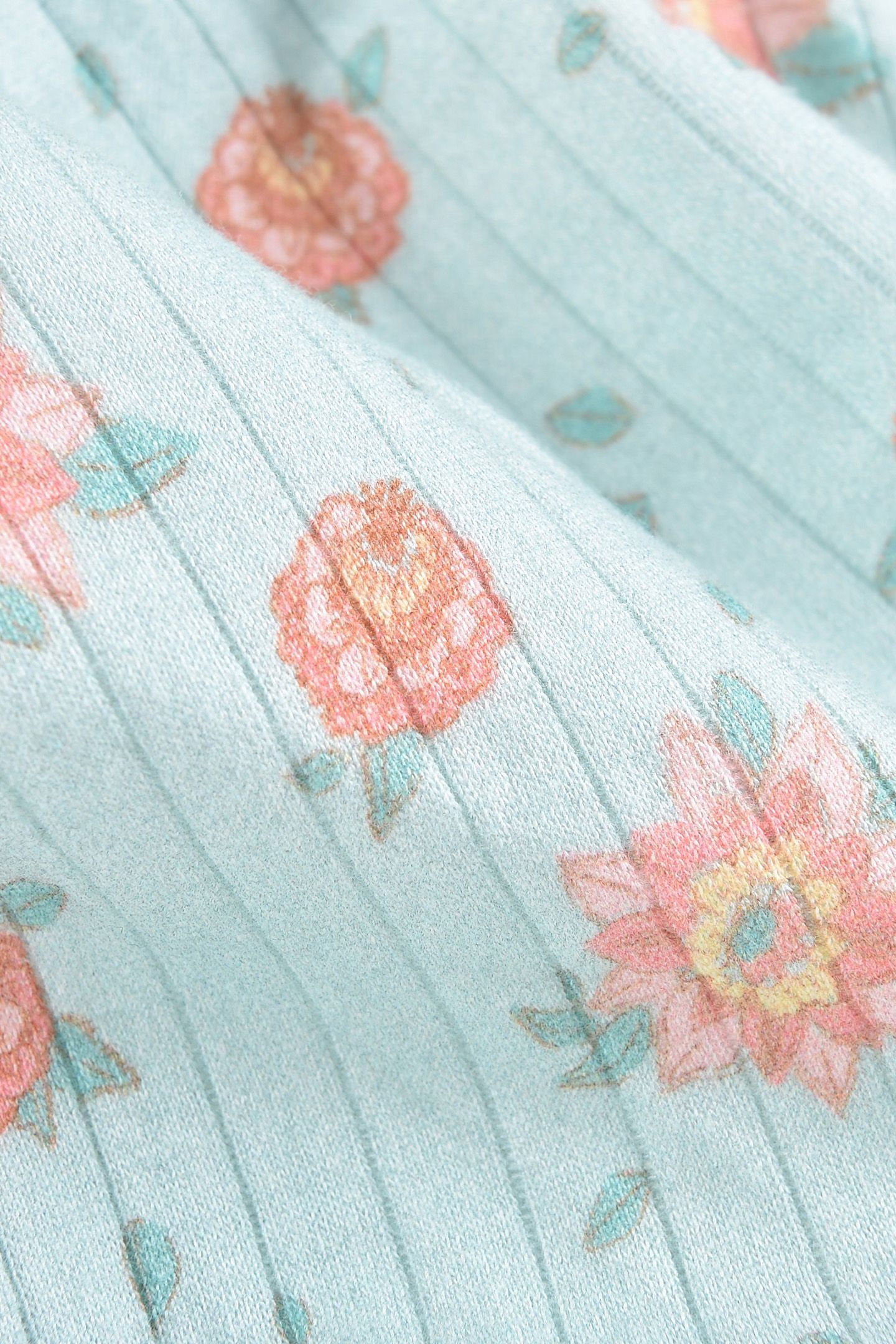 TANK TOP ALASHA VINTAGE BLUE FLOWERS 8