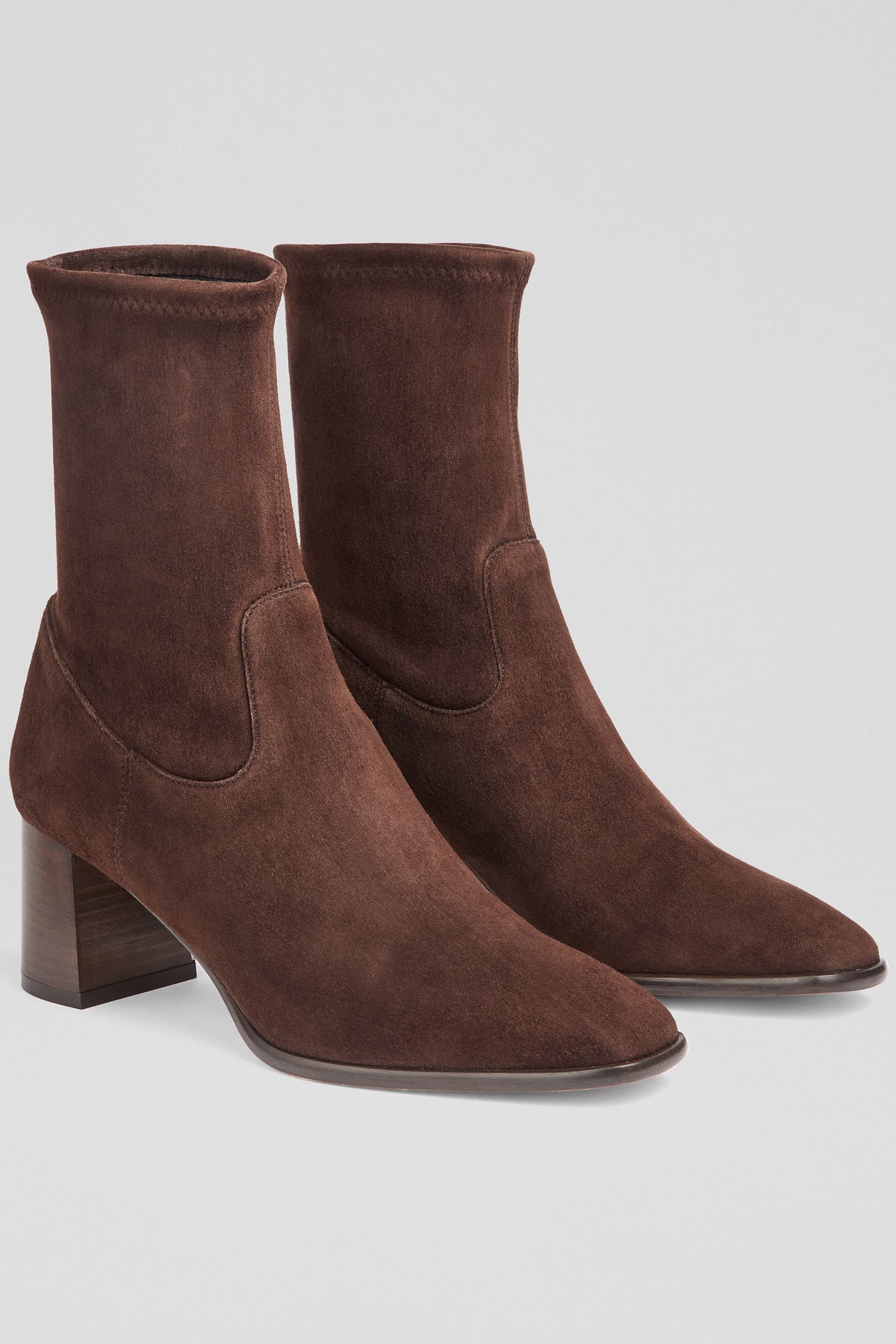 AB HARP BLOCK HEEL STRETC DARK CHOCOLATE 2