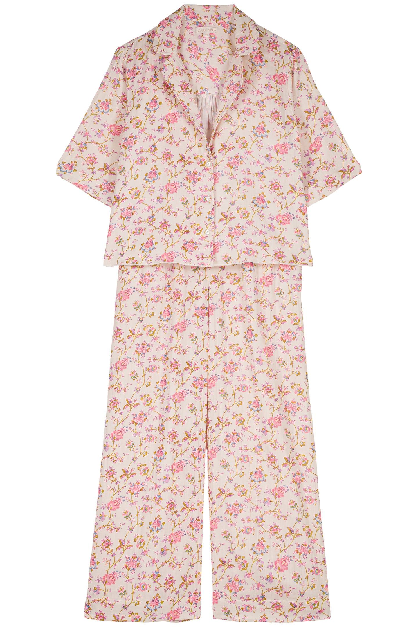 PAJAMAS SET LOUKA CREAM BUCOLIA FIELDS 1
