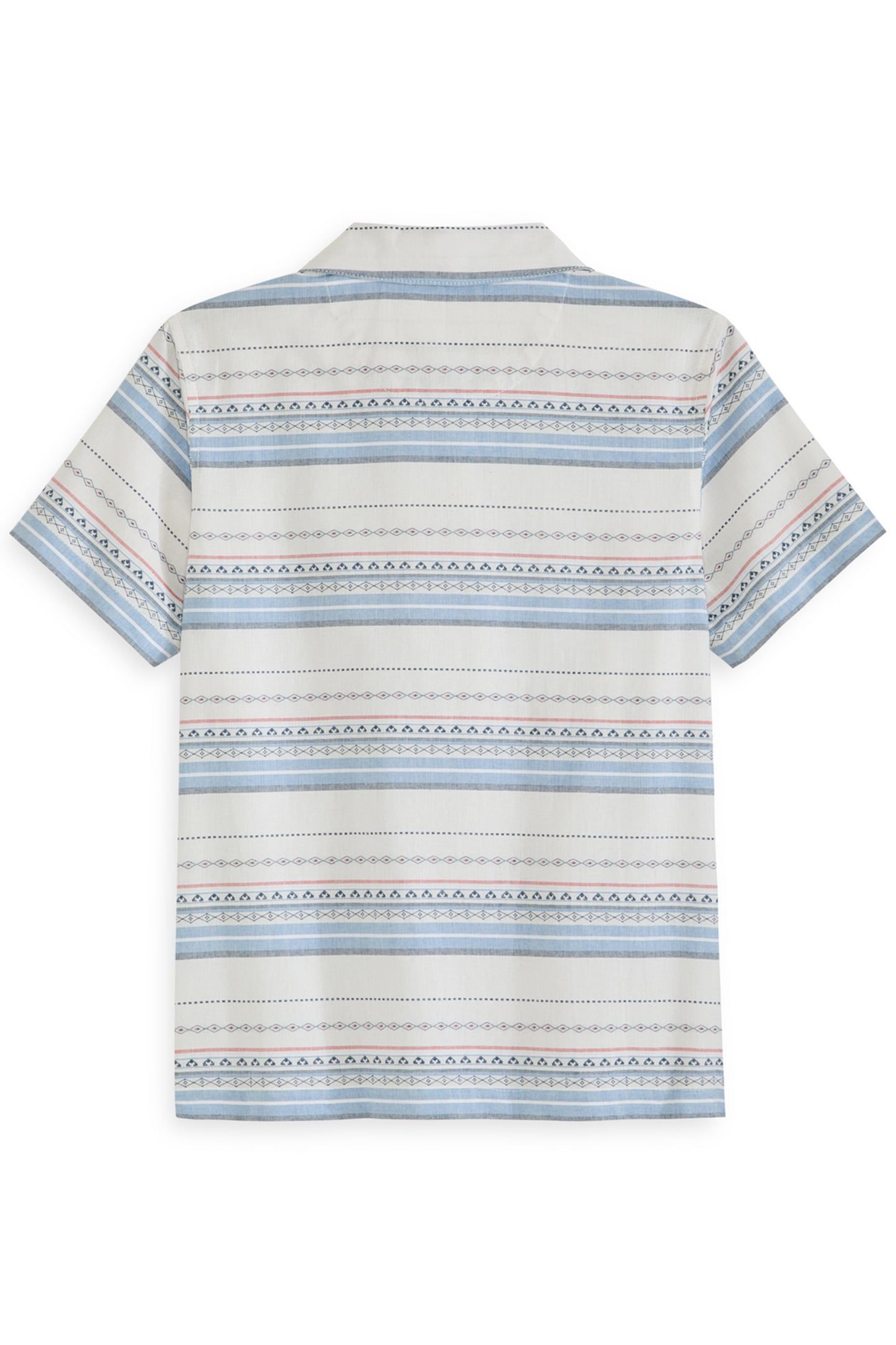 BOYS DOBBY CAMP SHIRT GREY/GREY 2