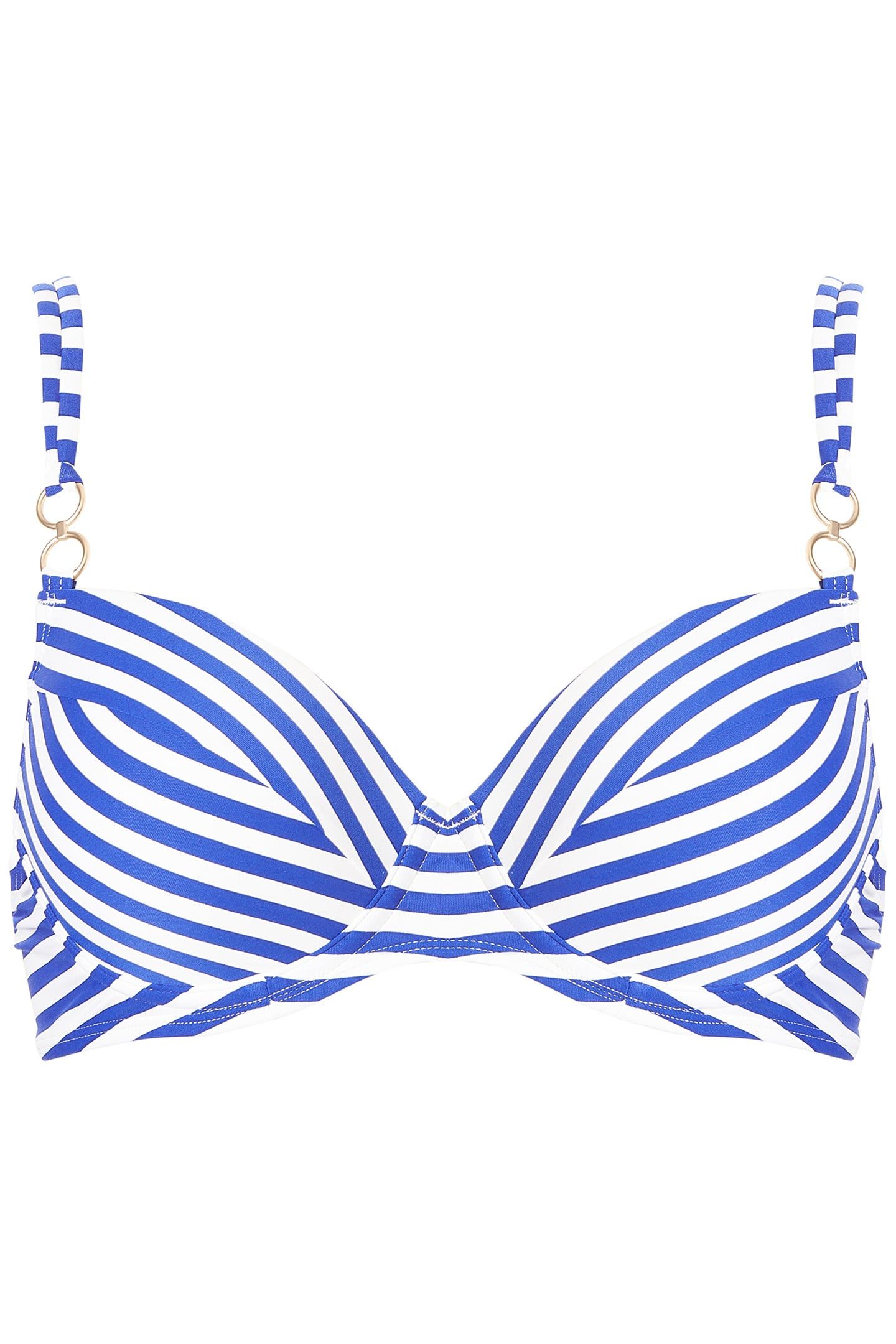 SW BRA TSHIRT BRI SAINT MALO BLUE / BEIGE 1