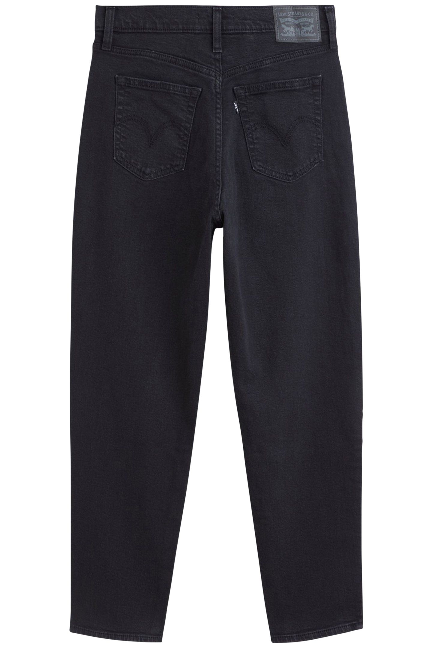 HIGH WAISTED MOM JEAN FLASH BLACK 5