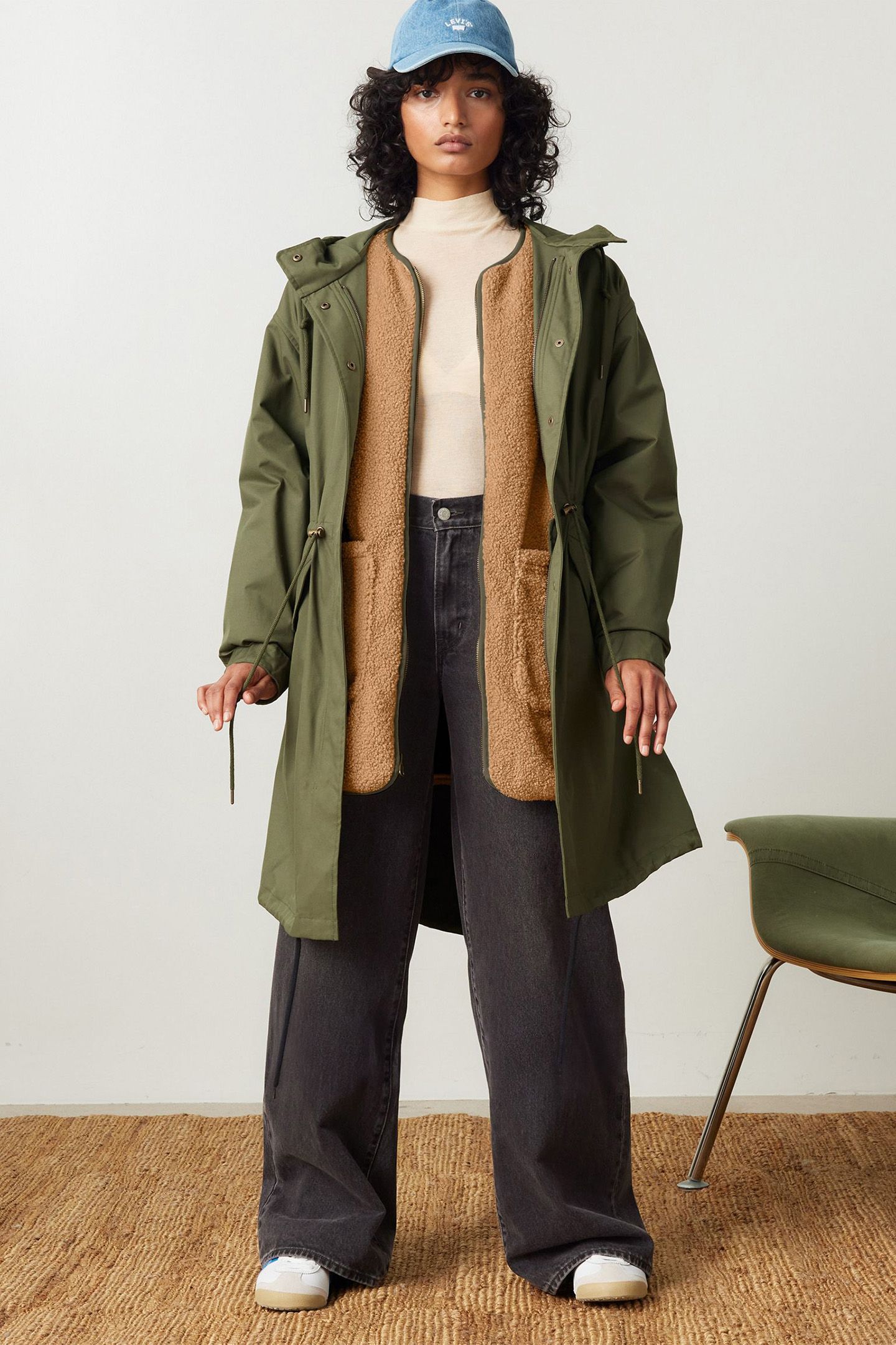 CRAWFORD 3 IN 1 PARKA ARMY GREEN 8