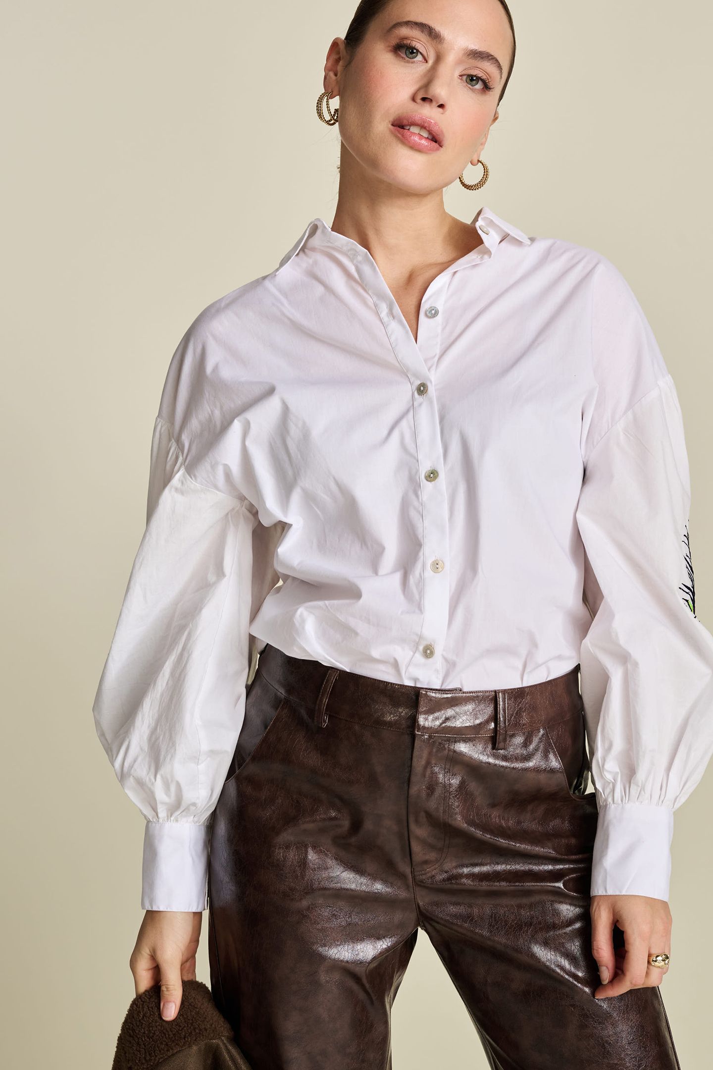BLOUSE - MAXIME FEATHER WHITE 6