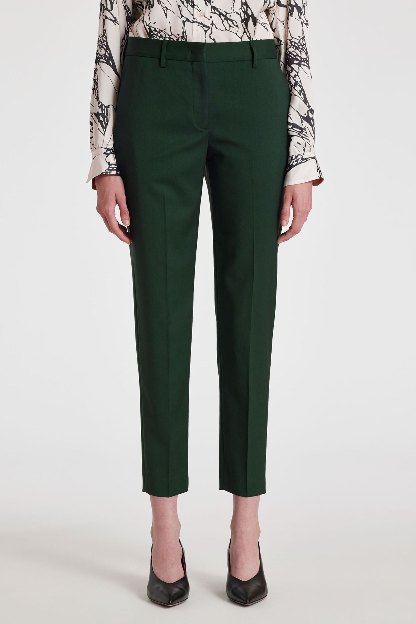 TROUSERS BOTTLE GREEN 1