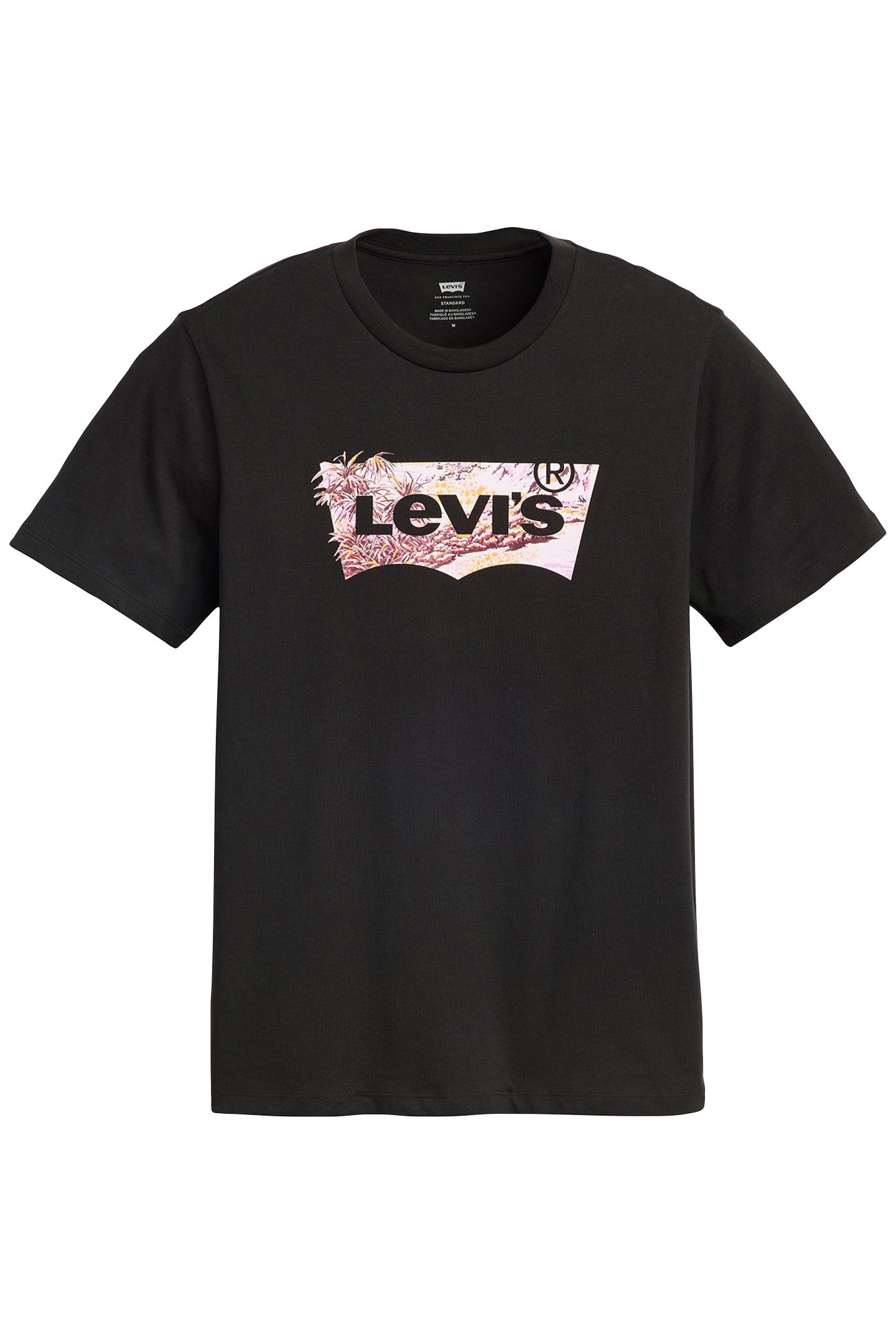 GRAPHIC CREWNECK TEE TROPICAL BATWING CAVIAR 3