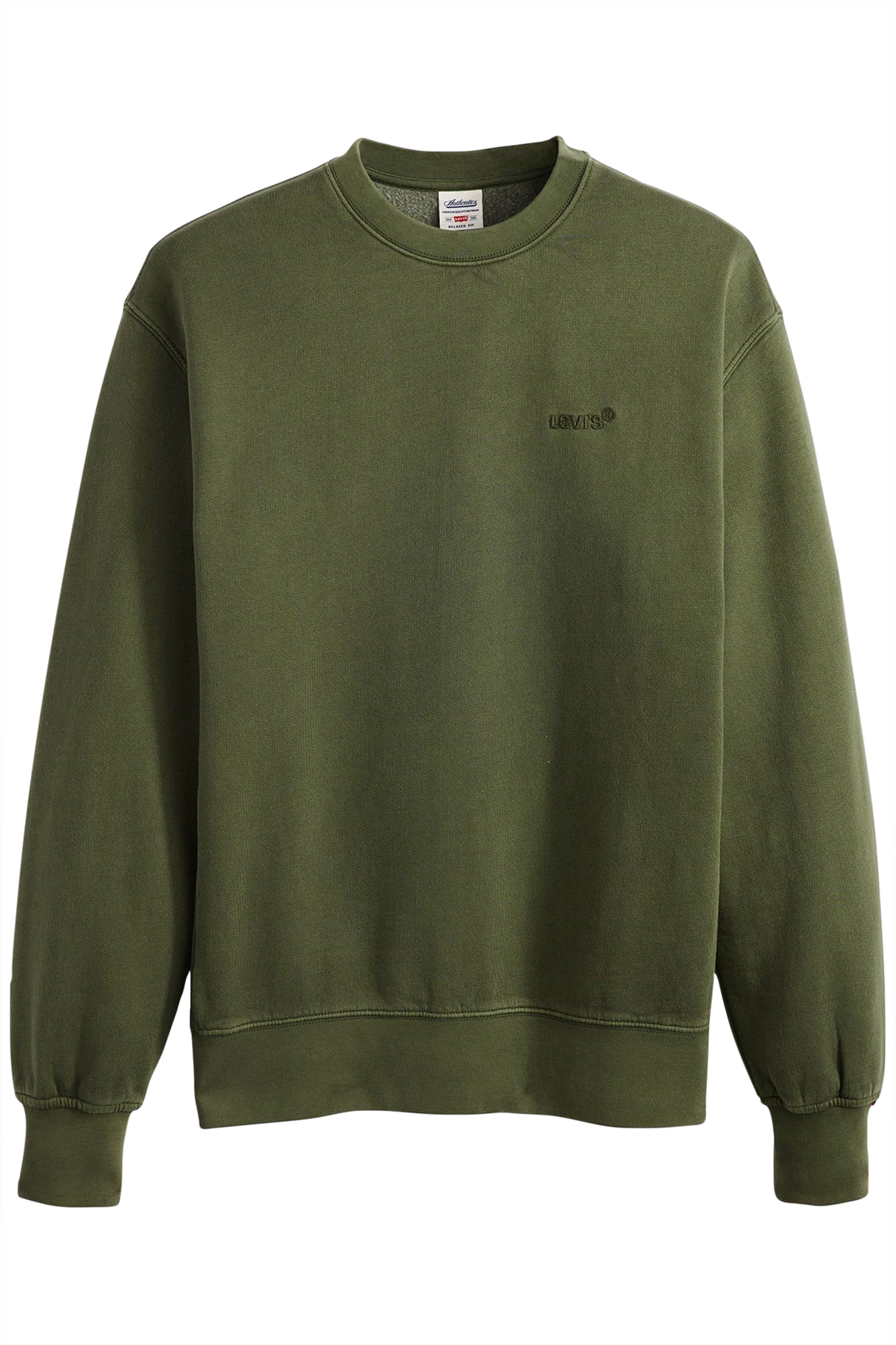 AUTHENTIC CREW GARMENT DYE KOMBU GREEN 3