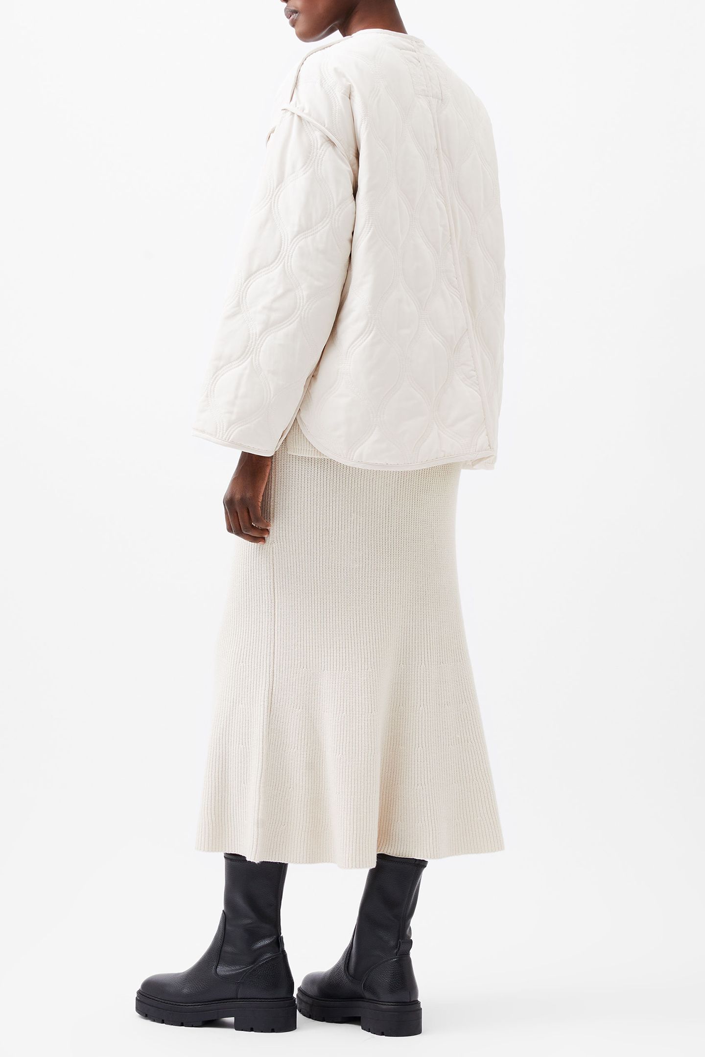 ARIS QUILTED JACKET CLASSIC CREAM 2