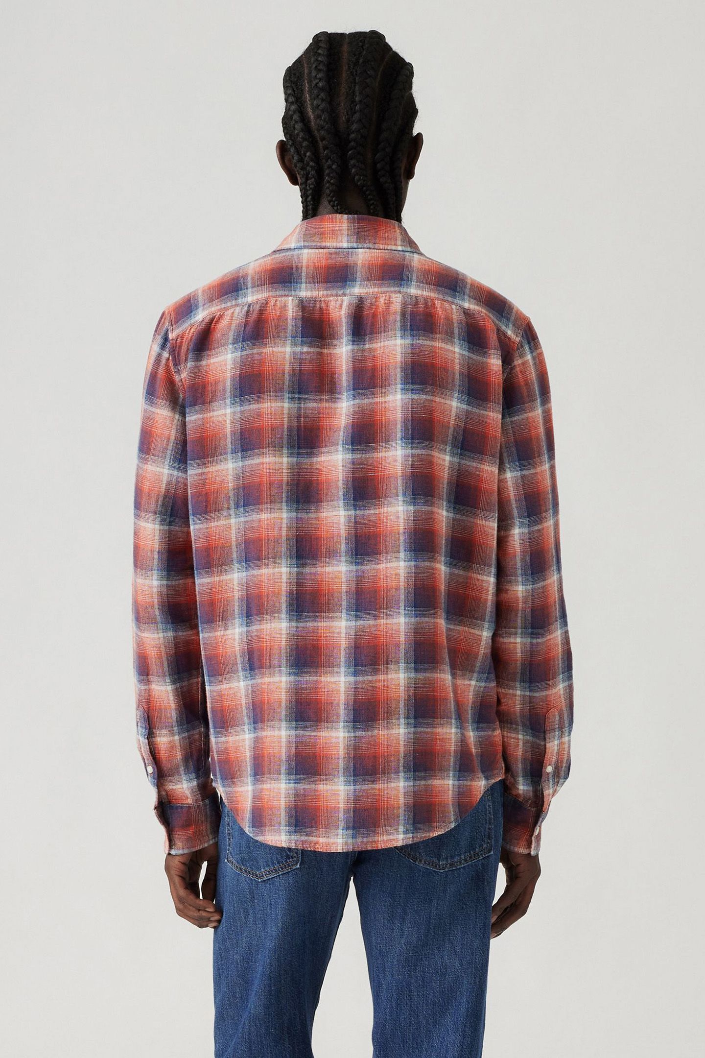 SUNSET 1 POCKET STANDARD NOLAN PLAID DRESS 2