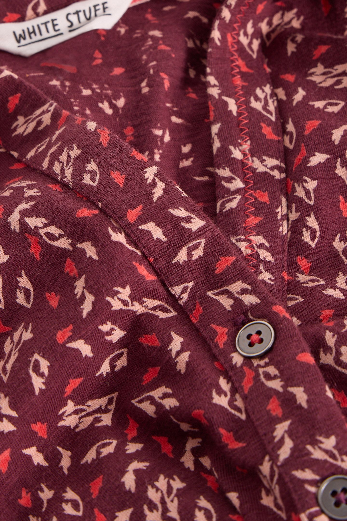 ANNIE JERSEY SHIRT PLUM MULTI 5