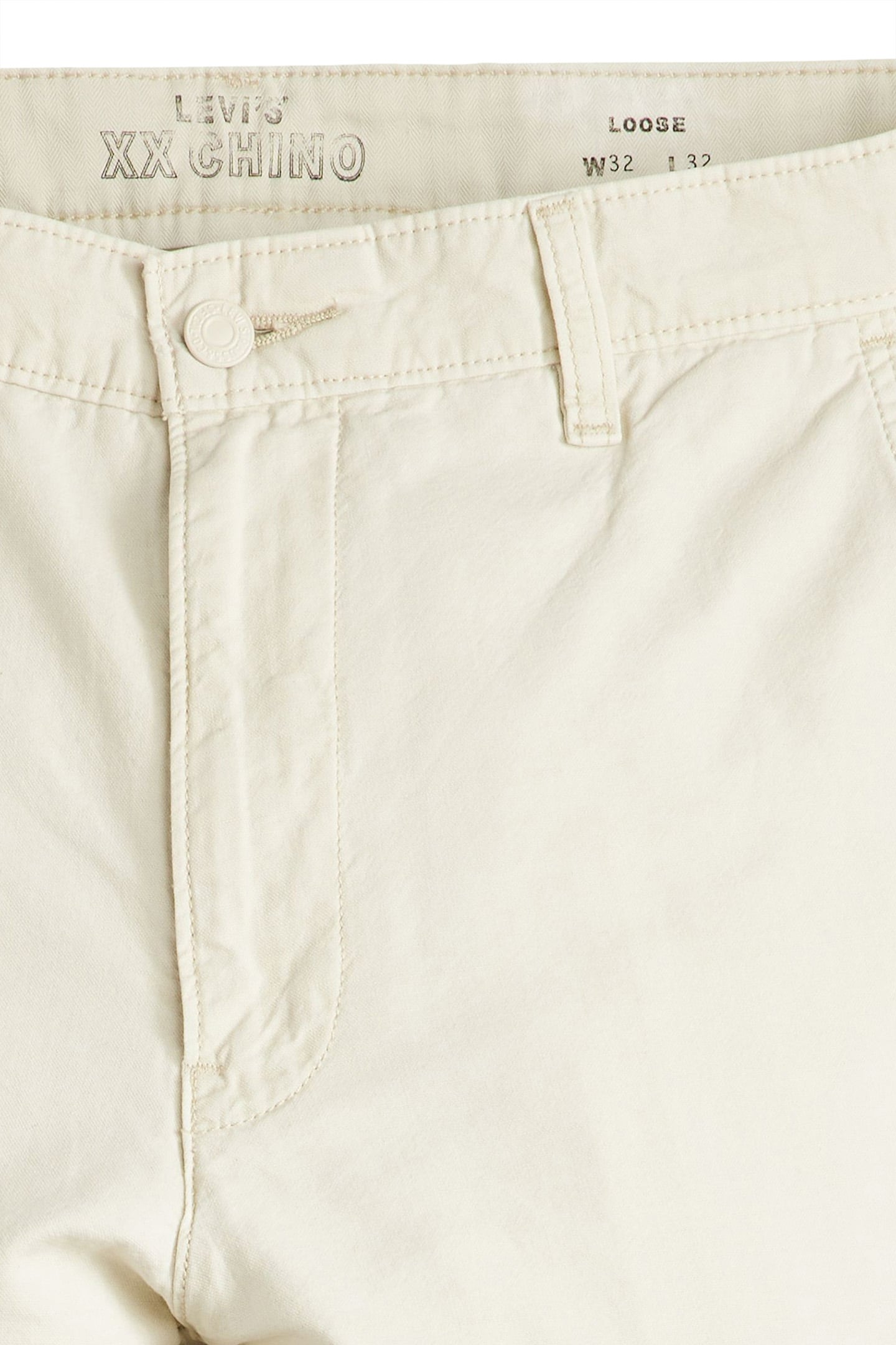 XX CHINO LOOSE STRT SILVER BIRCH LINEN 7
