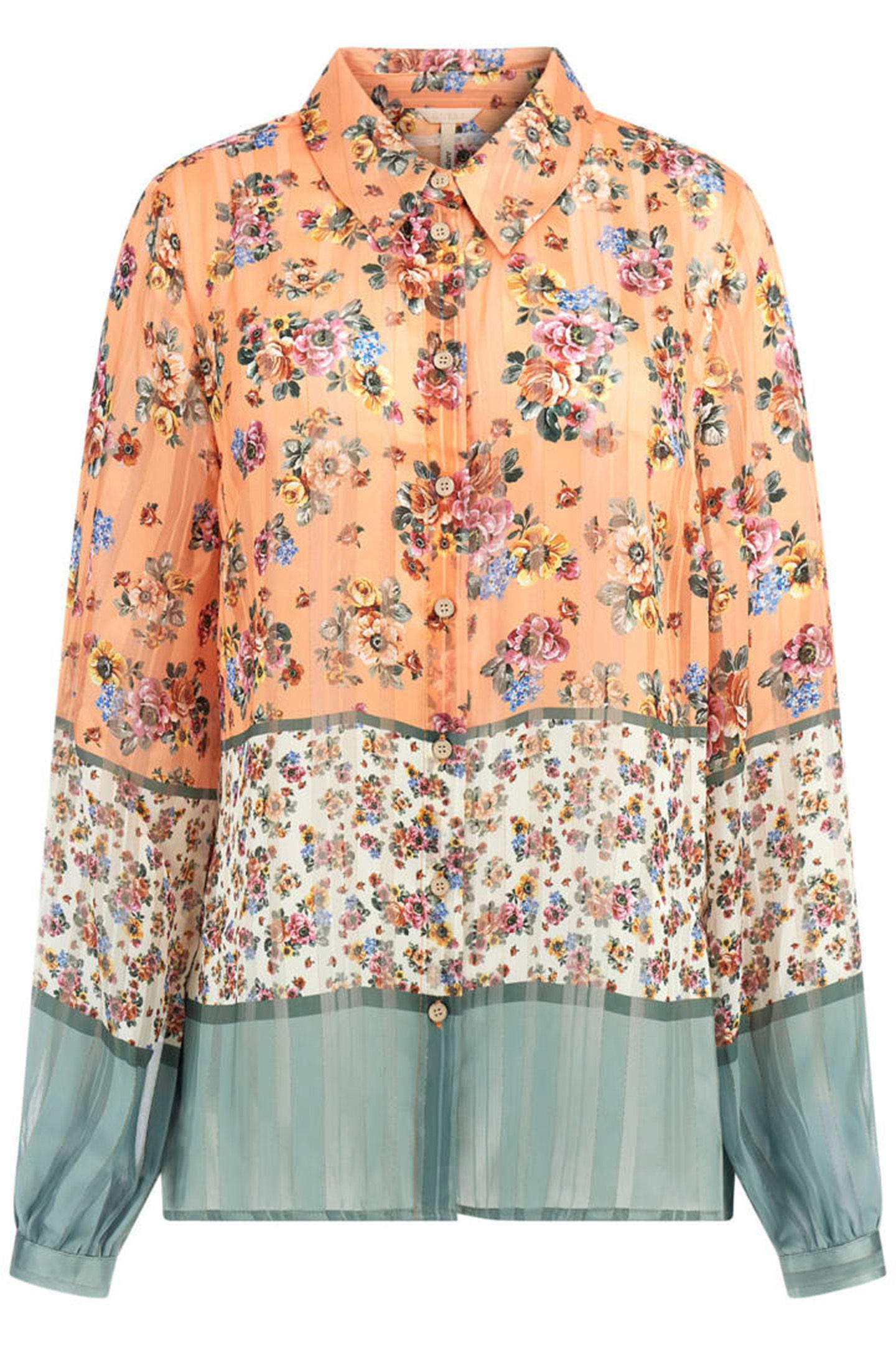 GUESS ECO LS DANIELLE SHIRT LITTLE FLORA GARDEN 4