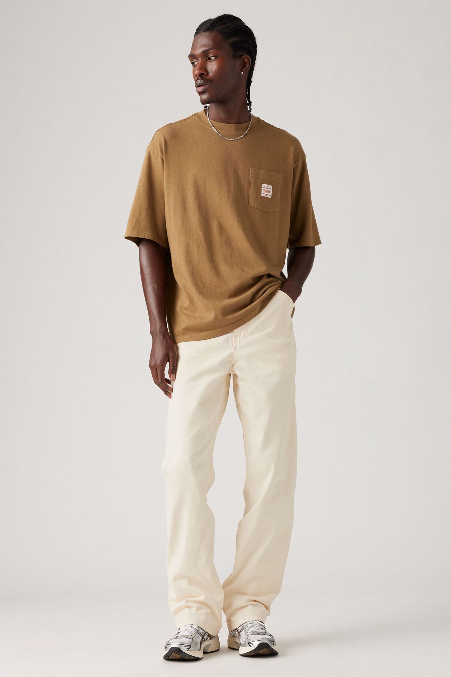 568 LOOSE STRT CARPENTER UNDYED ECRU 5