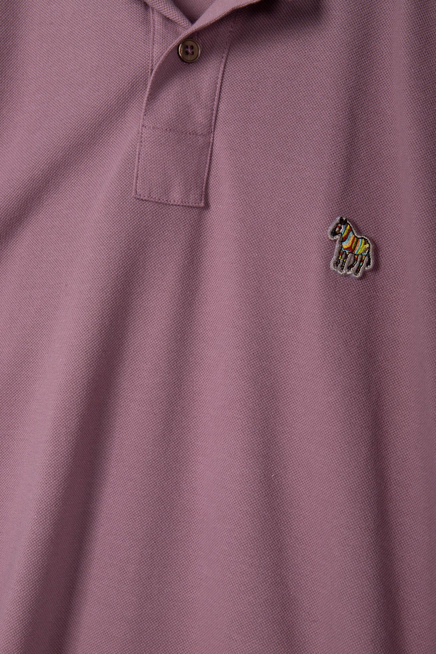 SLIM FIT POLO ZEB BADGE MAUVE 4
