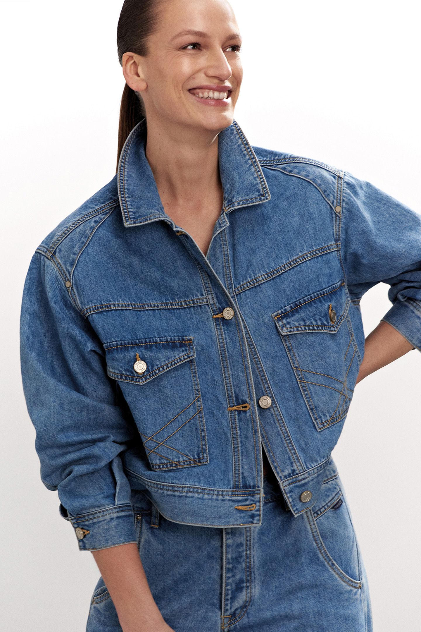 BOXY DENIM JACKET DENIM 7