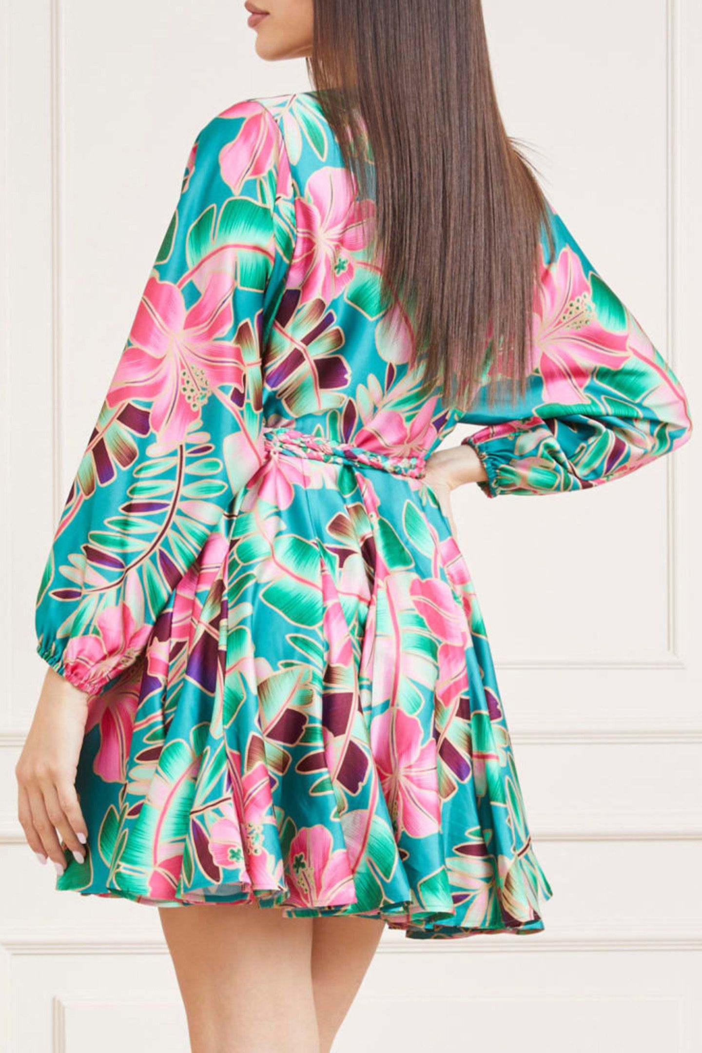 MARCIANO BY GUESS MAYA SURPLICE DRESS PARADISE 2