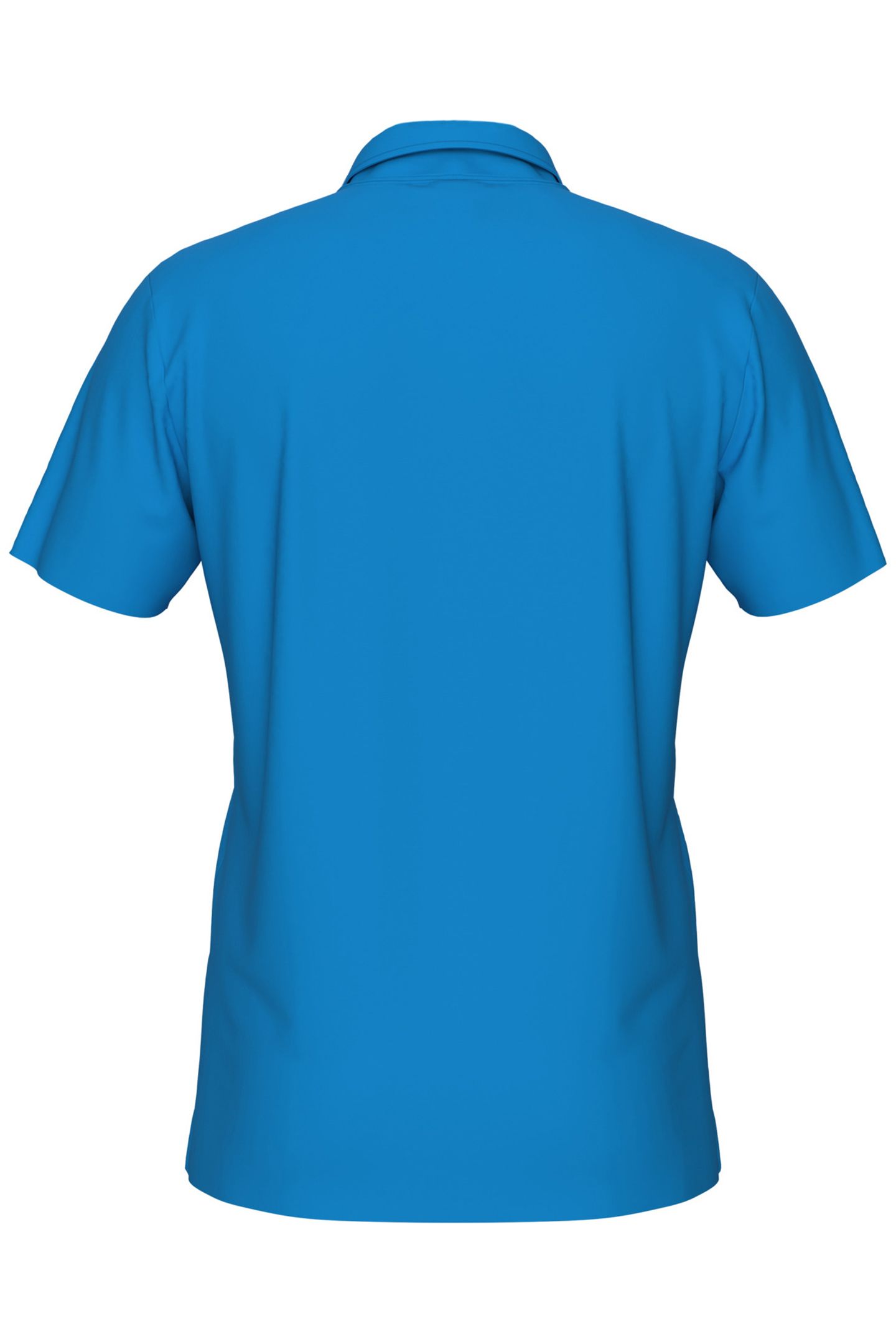MEN'S POLOSHIRT POCKET SOLID BLUE LAKE 5
